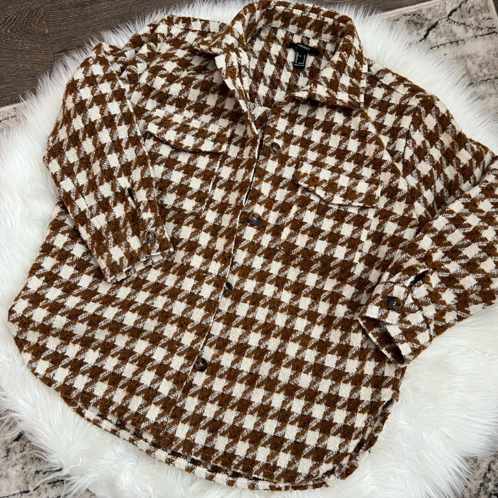 Houndstooth Shacket - image 2